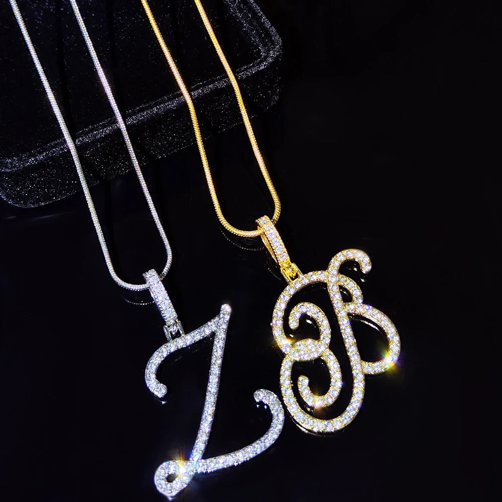 Personalized Initial Letter Pendant Necklace