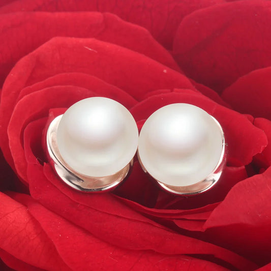 Natural Pearl Earrings - 100% Genuine Freshwater Pearls