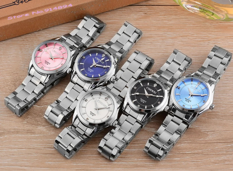 Waterproof Stainless Steel Watch for Women - Casual Quartz Wristwatch