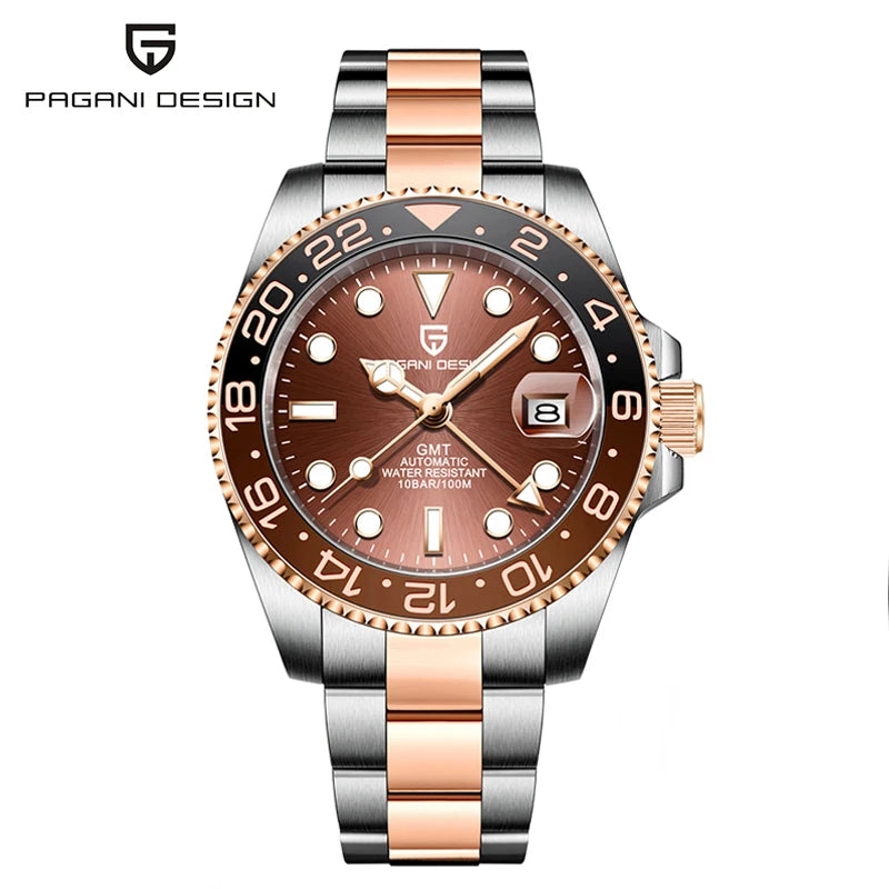 Luxury Automatic Mechanical Watch - Stainless Steel Men's Timepiece