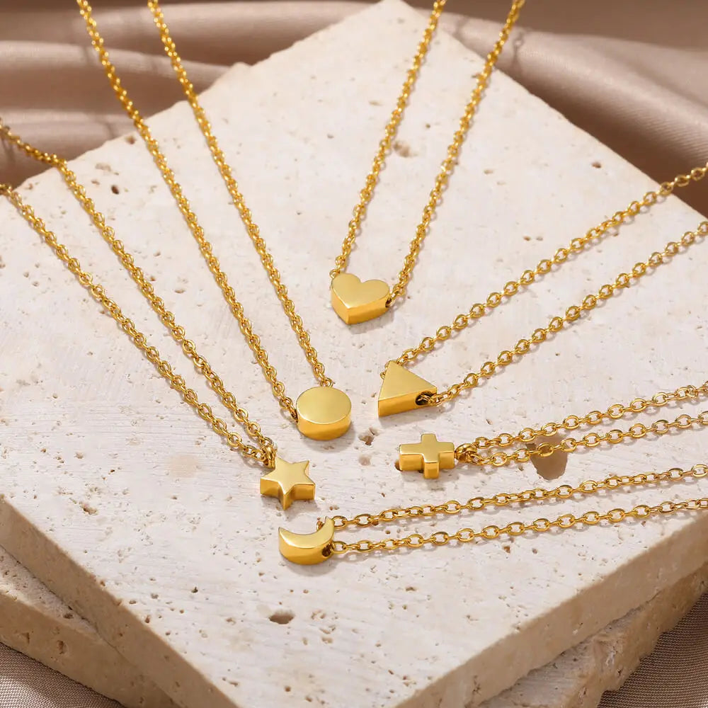 Vintage Cross Pendant Necklace - Classic Religious Jewelry