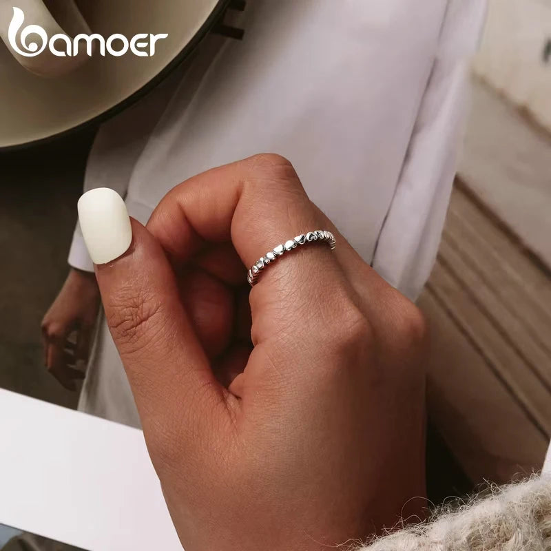 Forever Love Heart Ring - 925 Sterling Silver