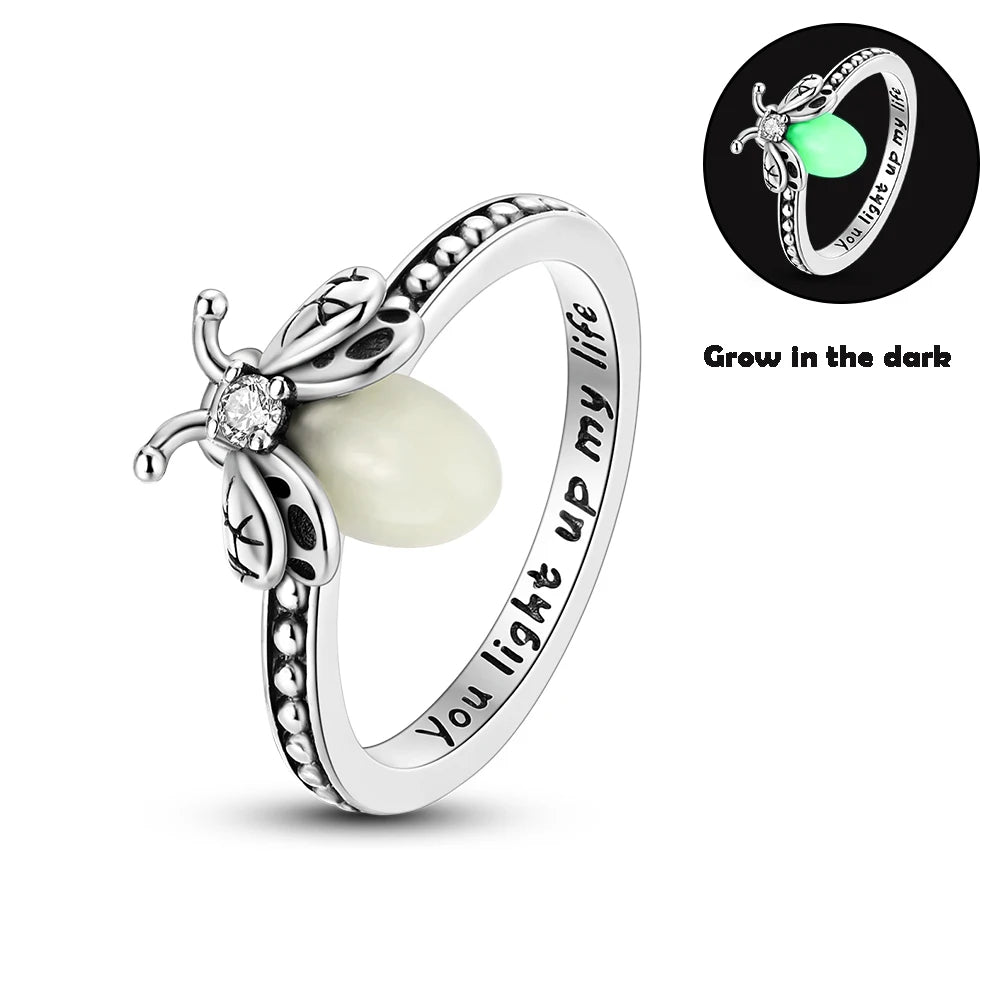 Star Moon 925 Sterling Silver Ring