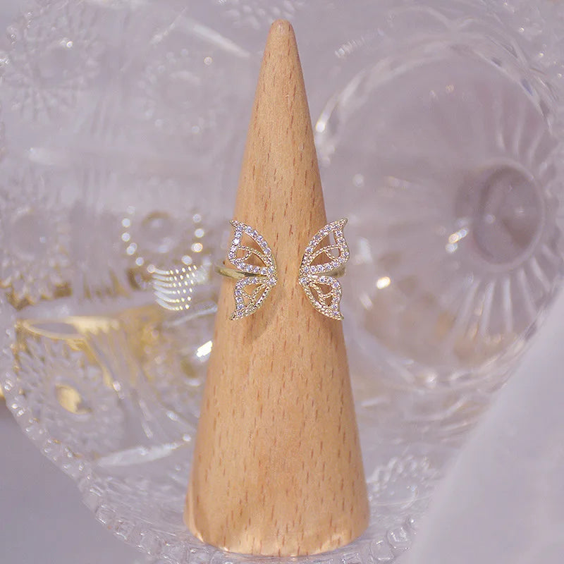 Minimalist Cubic Zircon Ring - Thin Stackable Band for Women