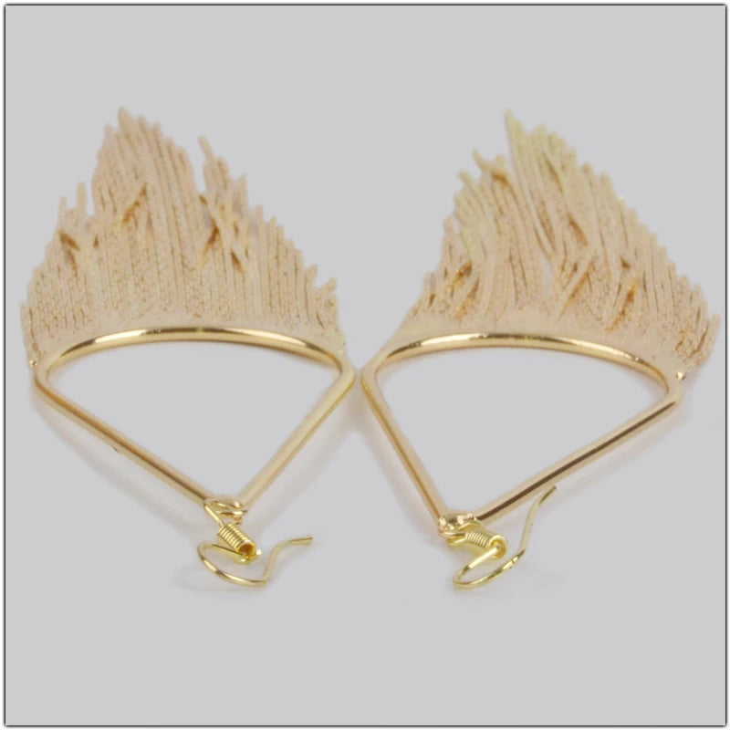 Long Tassel Drop Earrings - Boho Water Drop Design