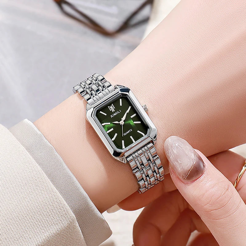 Fashion Square Watch for Women - Alloy Quartz Wristwatch
