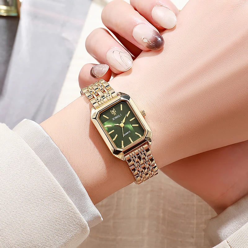 Fashion Square Watch for Women - Alloy Quartz Wristwatch