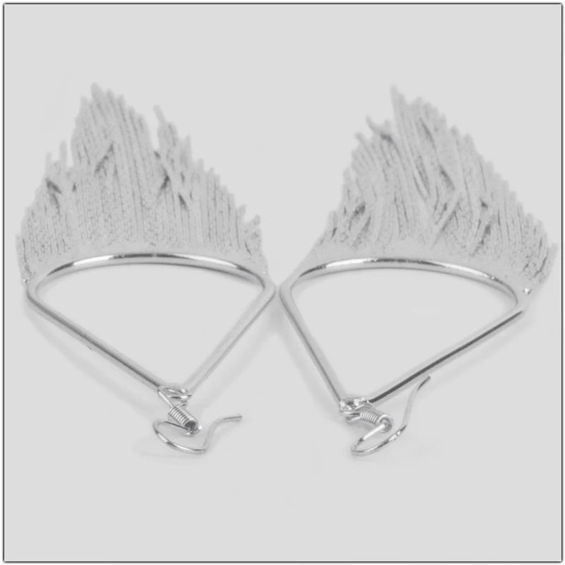 Long Tassel Drop Earrings - Boho Water Drop Design