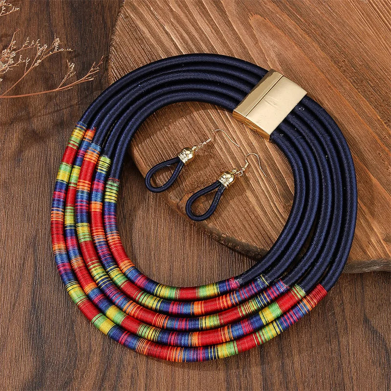 Multilayer Beaded Jewelry Set