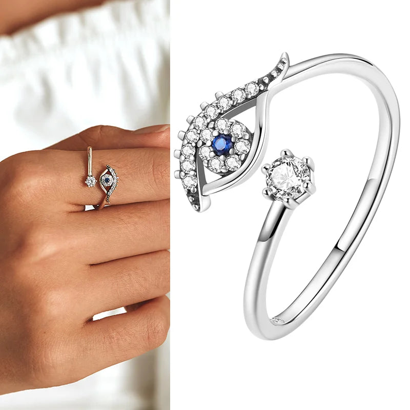 925 Sterling Silver Green Square Gemstone Open Ring