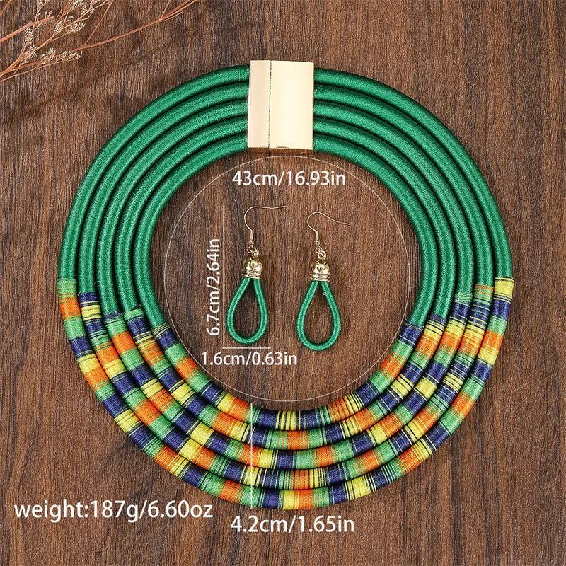 Multilayer Beaded Jewelry Set