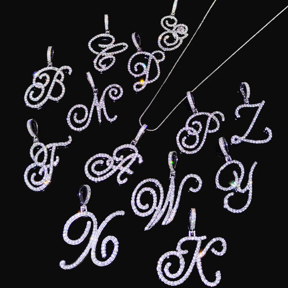 Personalized Initial Letter Pendant Necklace