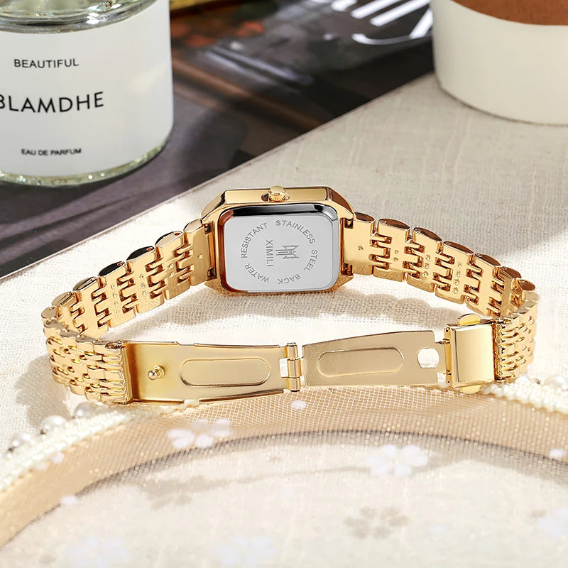 Fashion Square Watch for Women - Alloy Quartz Wristwatch