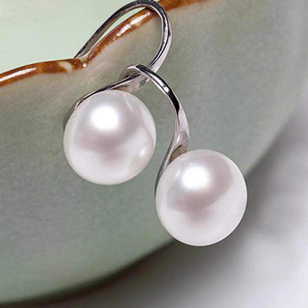Freshwater Pearl Earrings - 925 Sterling Silver