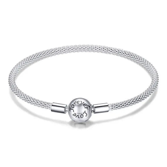 Star Splice Bracelet - 925 Sterling Silver Chain Link