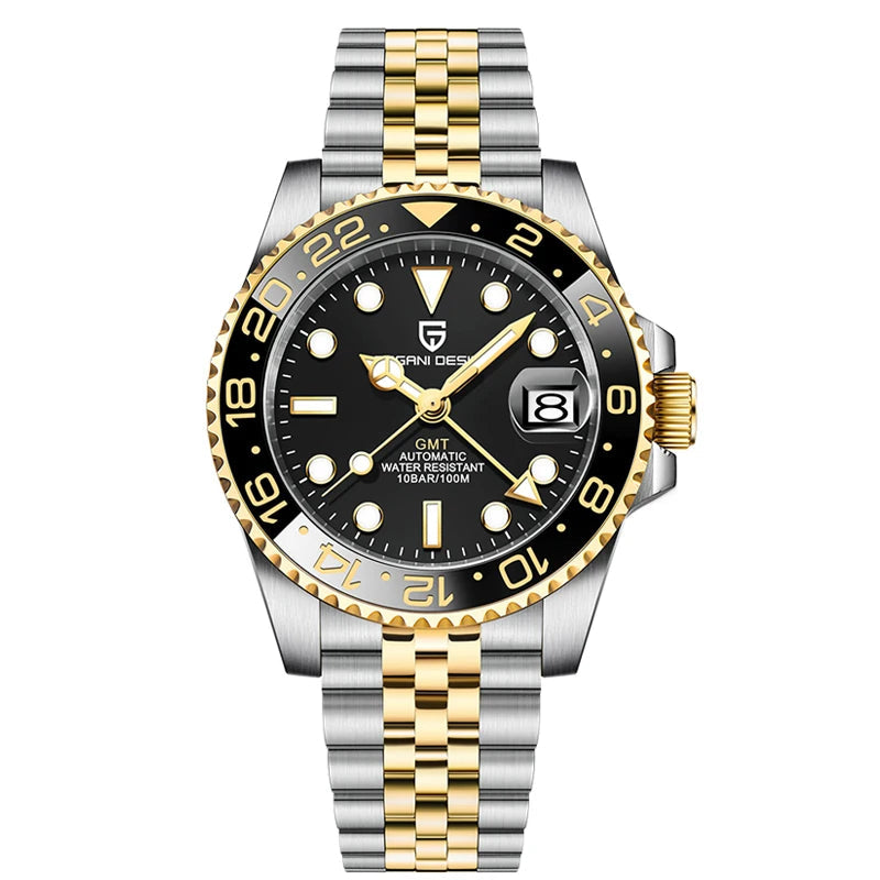 Luxury Automatic Mechanical Watch - Stainless Steel Men's Timepiece