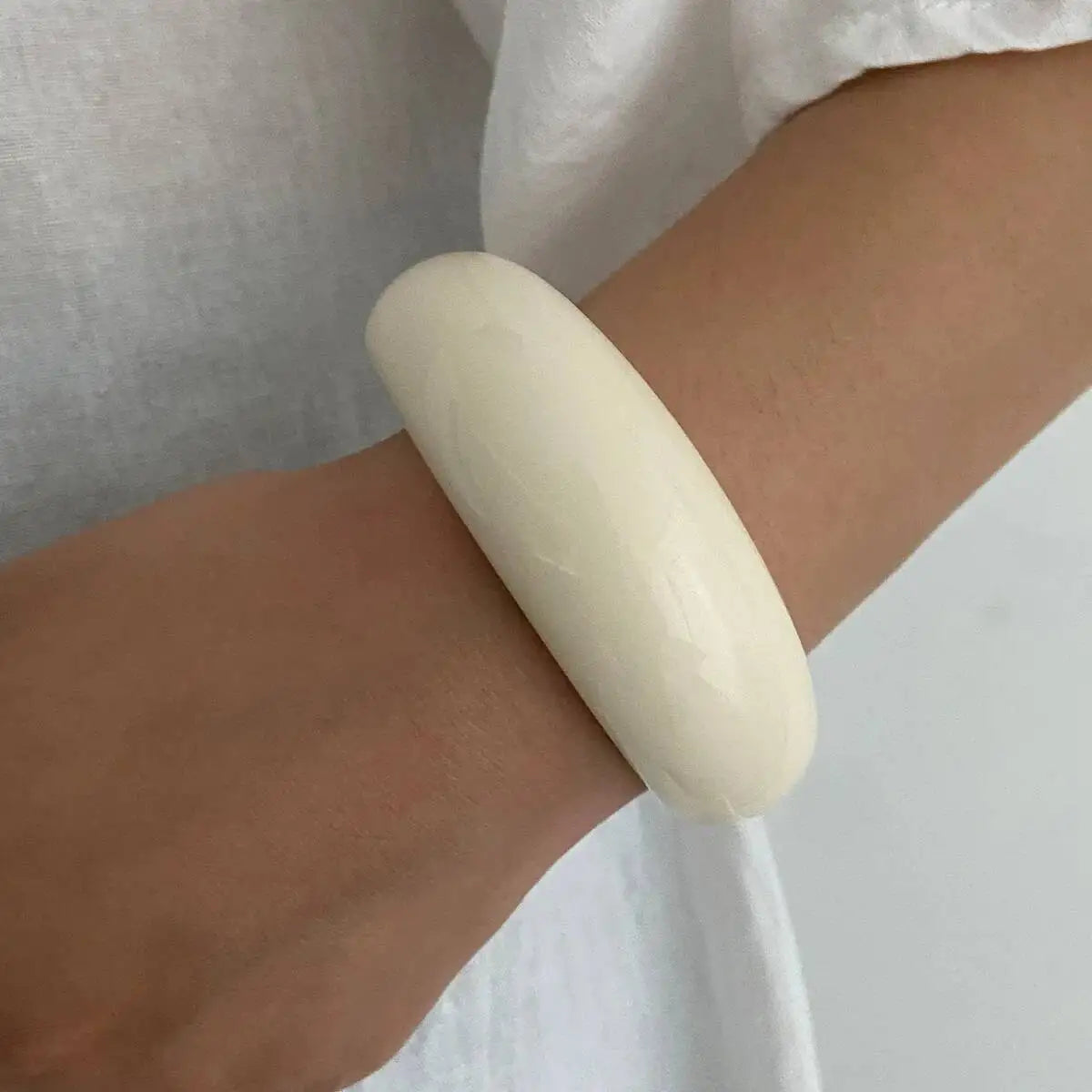 Bold Punk Geometric Metal Cuff Bracelet