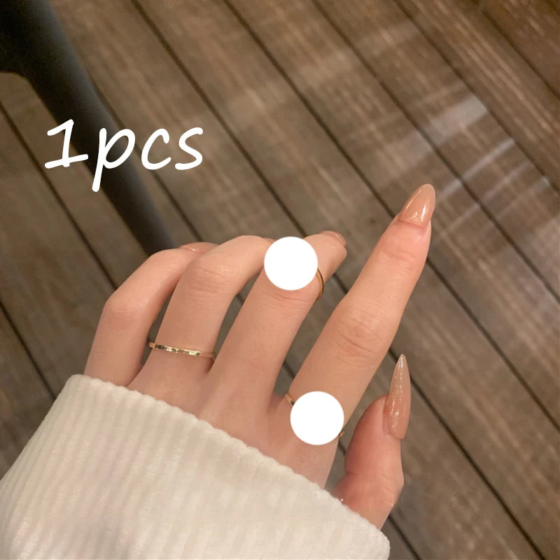 Star Trail Stackable Ring - 925 Sterling Silver