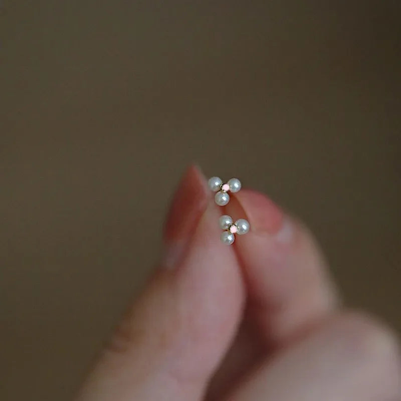 Square Crystal Stud Earrings - Gold and Silver Plated