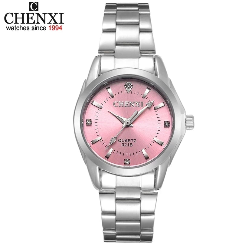 Waterproof Stainless Steel Watch for Women - Casual Quartz Wristwatch