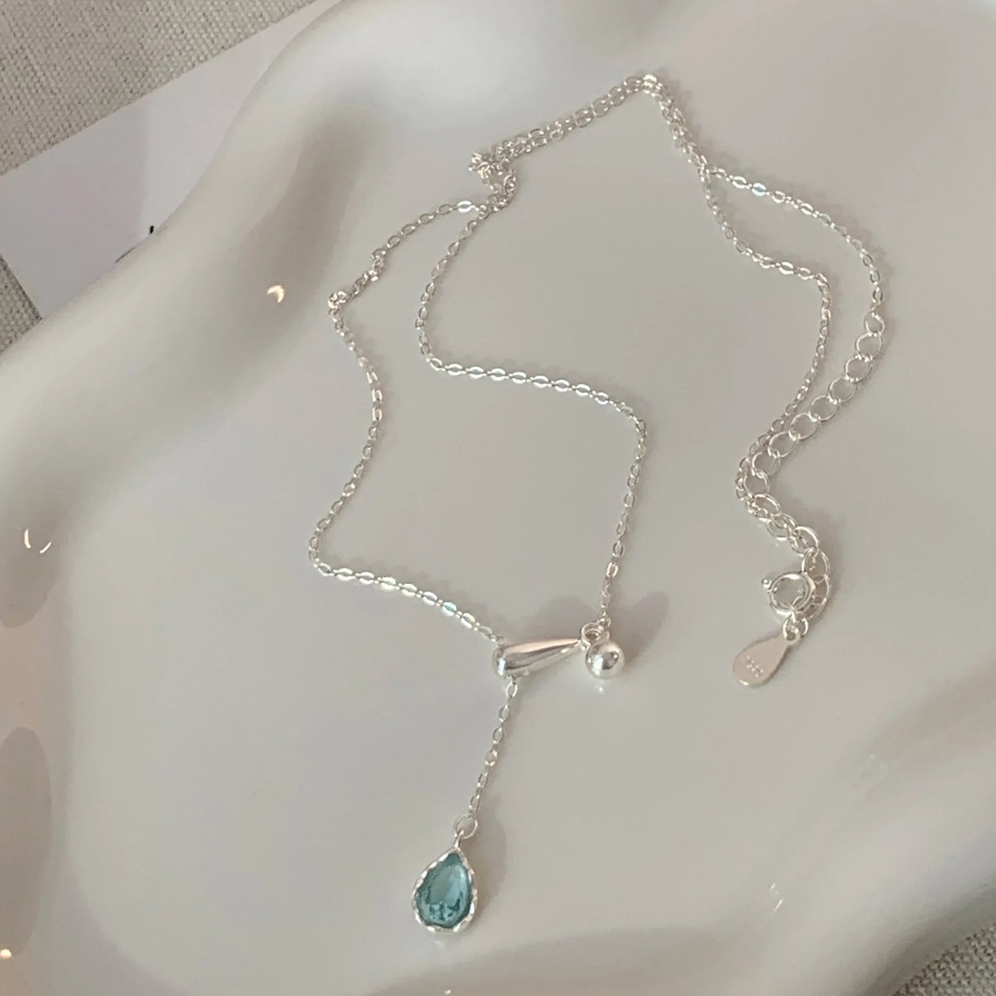 Natural Freshwater Pearl Sterling Silver Necklace - 925 Silver